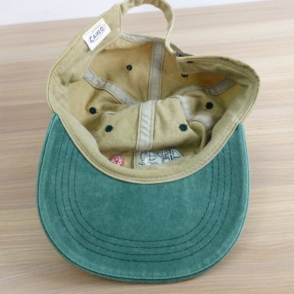 Aspen Base Operation Hat Green Baseball Cap Adjustable Cloth Strap Buckle CAMEO - Picture 7 of 9